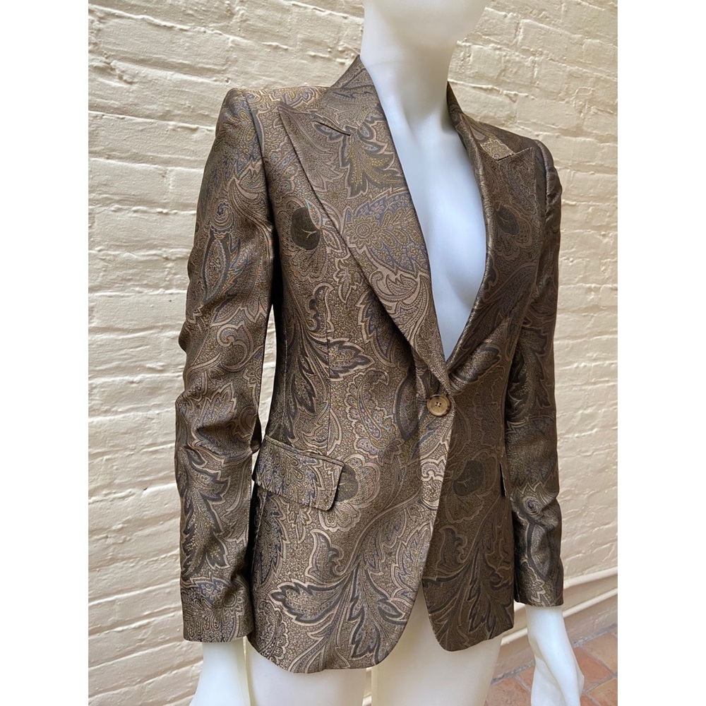 High End MICHAEL KORS Paisley Blazer 4 S